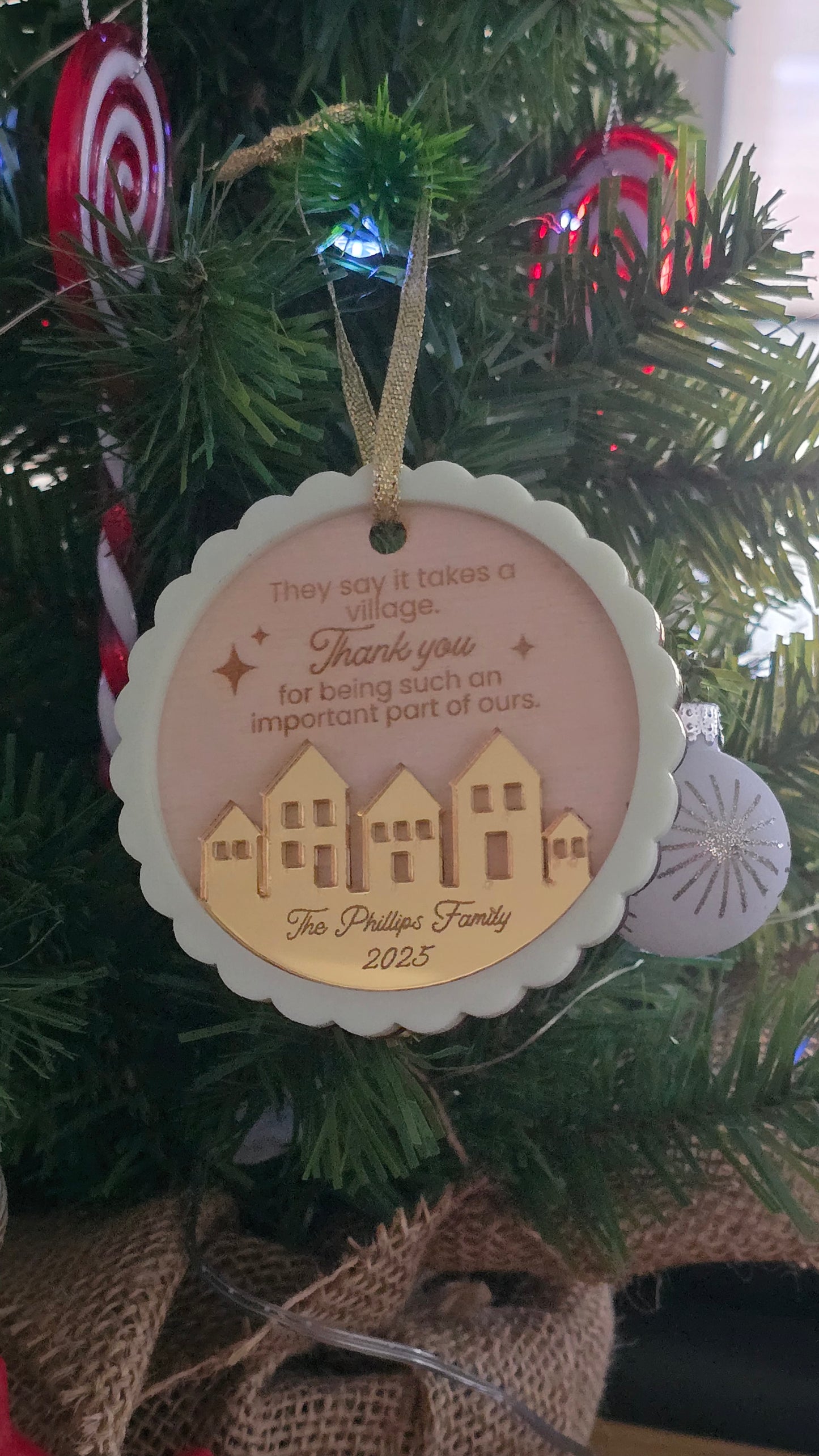 It takes a Village Ornament