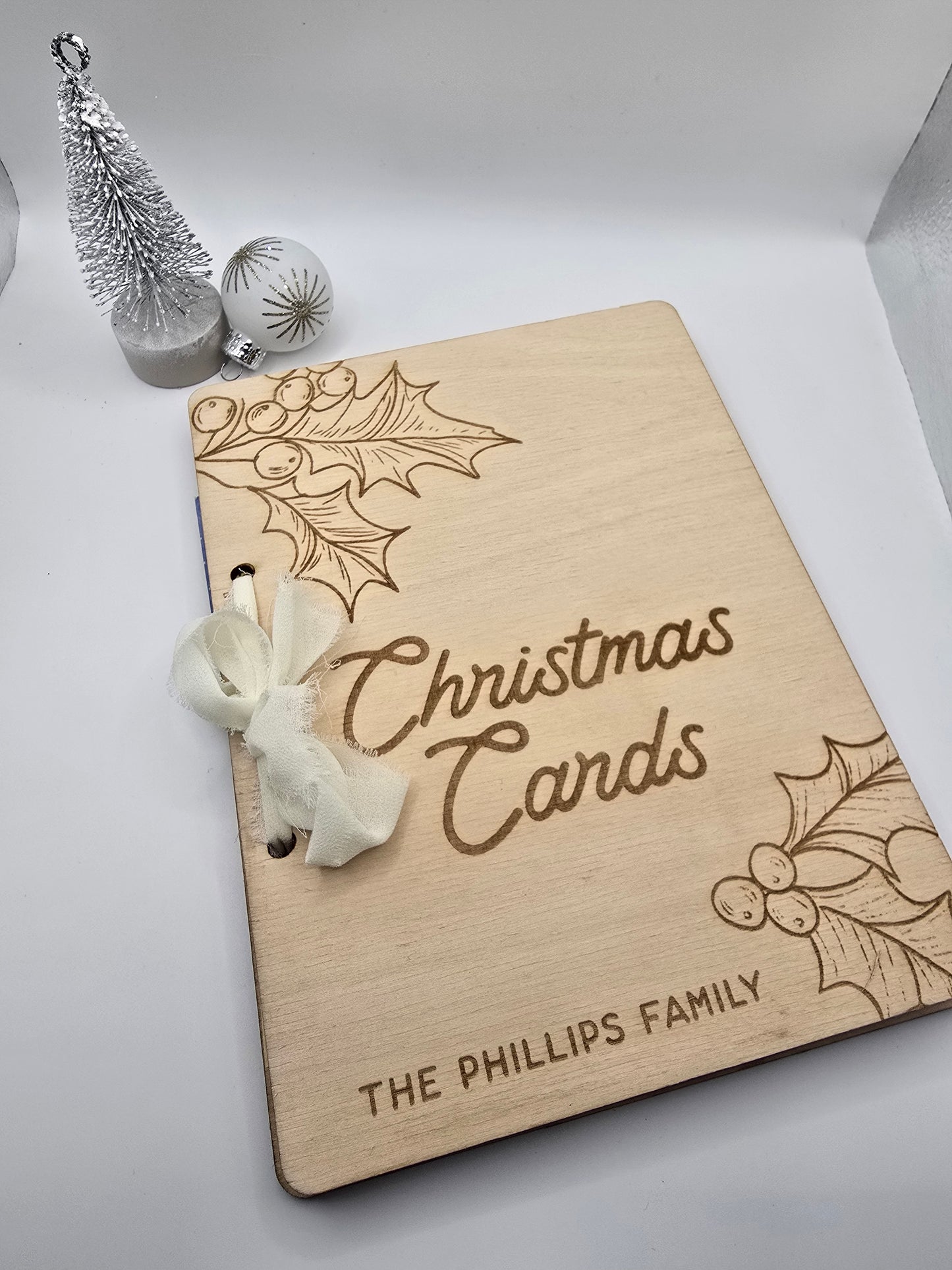 Christmas Cards Holder - Personalised