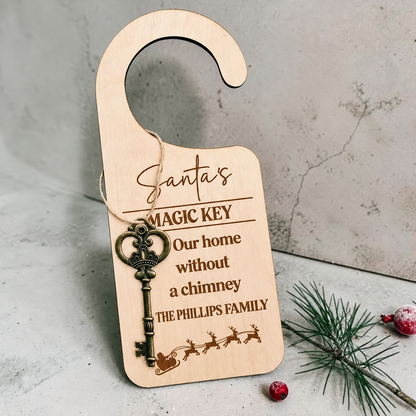 Santa Magic Key Door Hanger