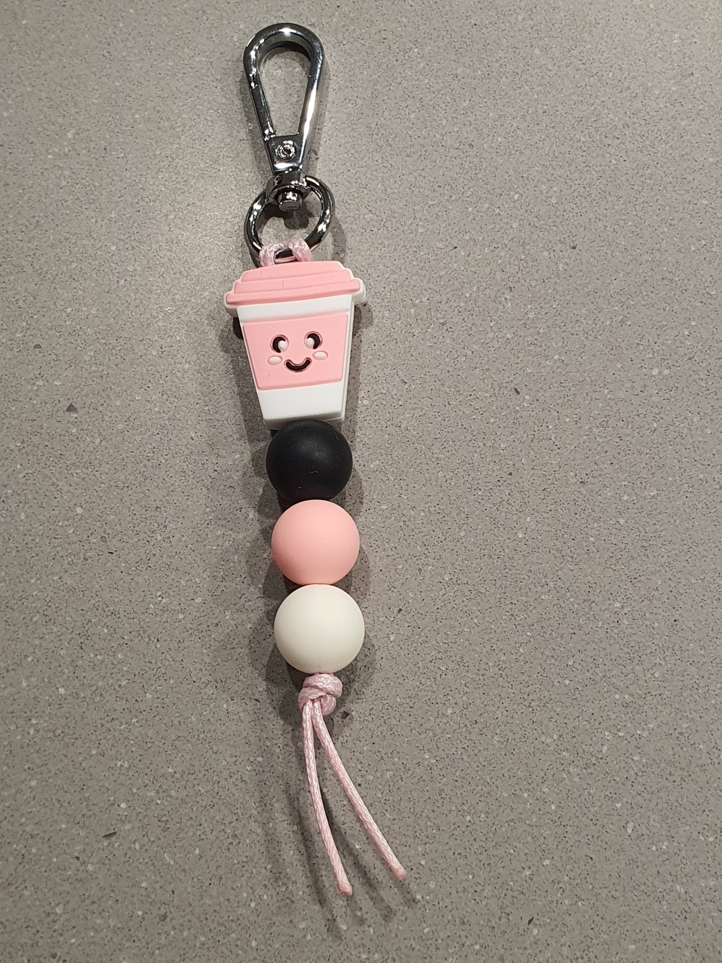 Coffee Cup Collection | Handmade Keyring or Lanyard - PeppaTree Design Store