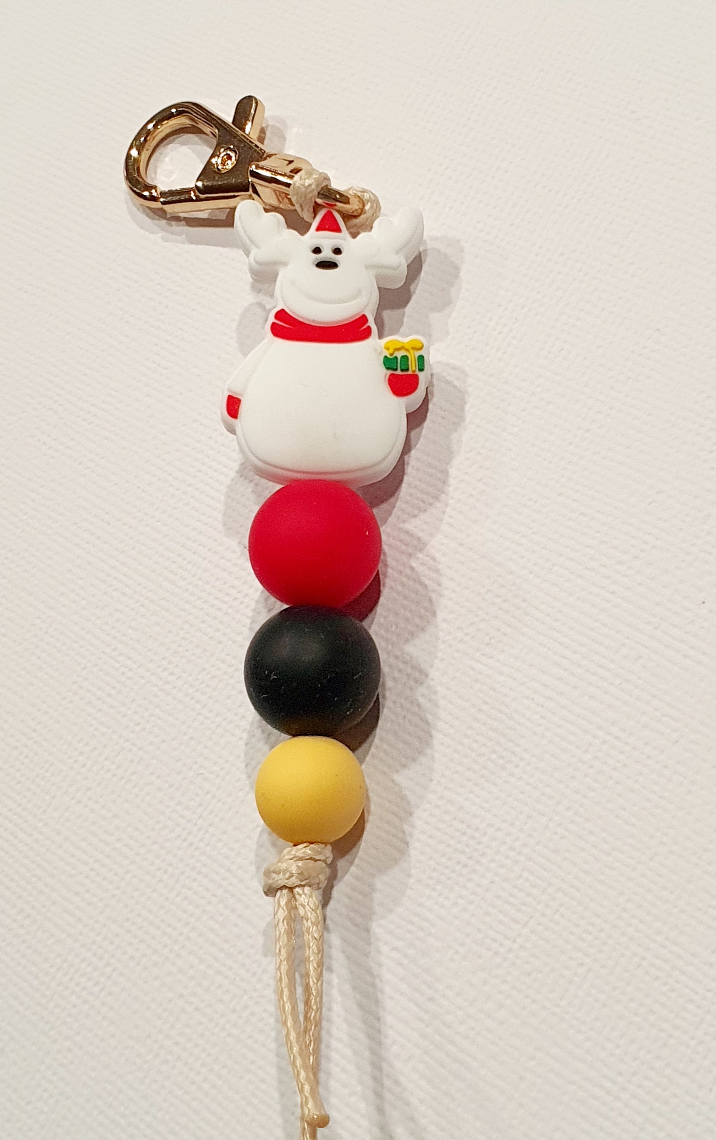 Christmas Keyrings - Reindeer/Snowman/Santa/Ginger Bread Man/Xmas Tree - PeppaTree Design Store