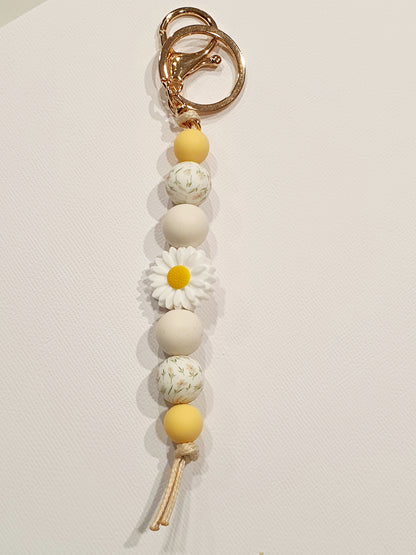 Daisy Keyring Designs | Handmade Keyring or Lanyard | Keyrings Id Holders Lanyards - PeppaTree Design Store