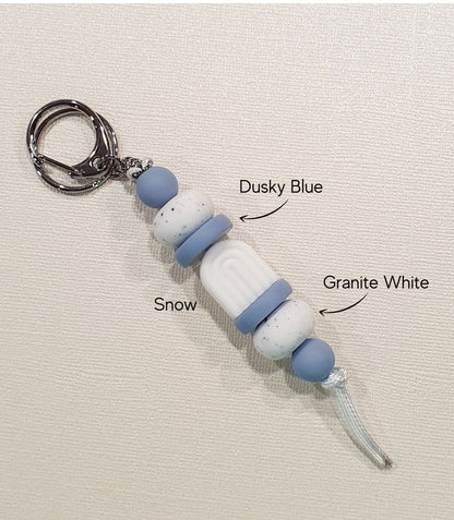 Boho Arch "Blue Storm Collection" | Handmade Keyring or Lanyard | Keyrings Id Holders Lanyards - PeppaTree Design Store