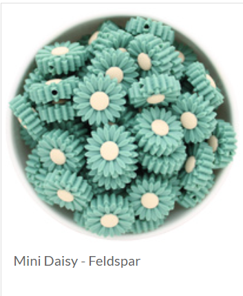 Teachers Nurses Lanyard Diasy Silicone Mini Bead | Flower Collection - PeppaTree Design Store