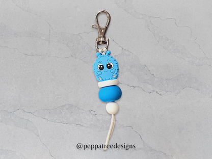 Love Bugs Fizz Balls Monster Keyring | Silicone Beaded Bag Tag Keyring | Handmade Keyring - PeppaTree Design Store