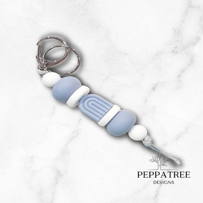 Boho Arch "Blue Storm Collection" | Handmade Keyring or Lanyard | Keyrings Id Holders Lanyards - PeppaTree Design Store